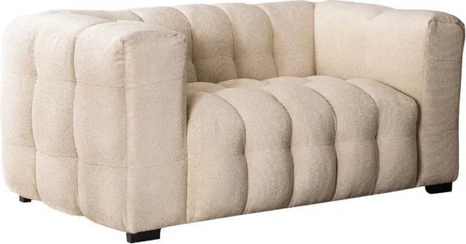 Sofa MODERNO 2S Dwuosobowa Kremowa Glamour