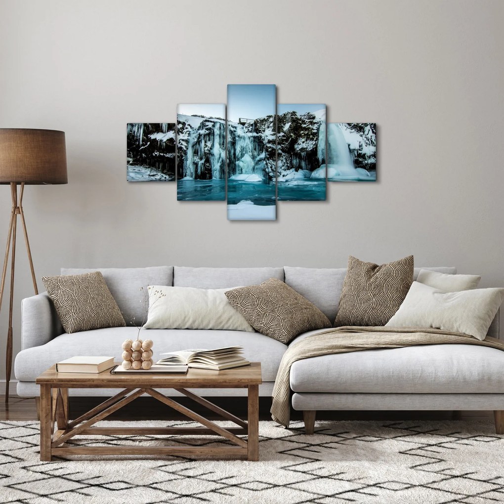 Obraz lodowców (125x70 cm)