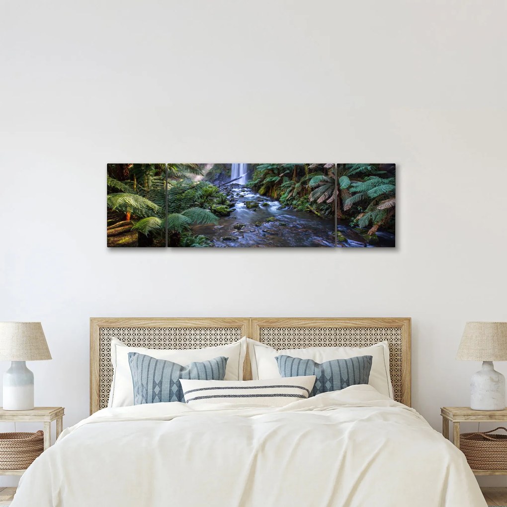 Obraz australijskiego lasu deszczowego (170x50 cm)