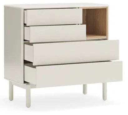 Kremowa komoda 90x90x40 cm Corvo – Teulat