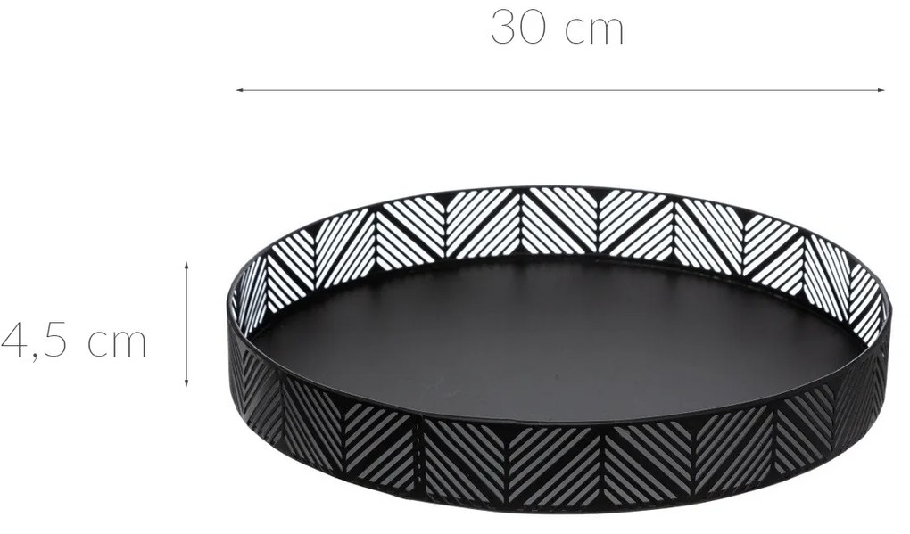 Taca ozdobna w stylu boho, Ø 30 cm