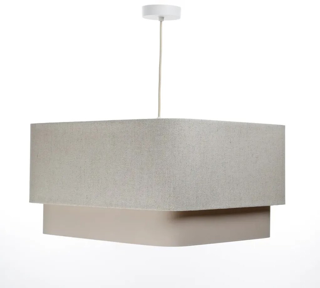 Lampa wisząca KWADRO DUO 002 51x47cm kremowa BPS KONCEPT