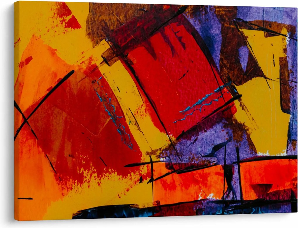 Obraz abstrakcji (70x50 cm)