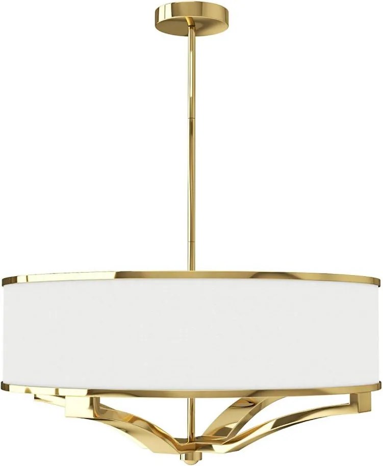 Open Design OR84825 - Żyrandol na pręcie GERDO 4xE27/12W/230V złoty/biały