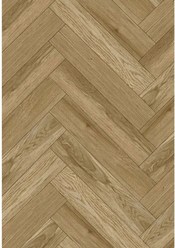 Mexen Manhattan próbka paneli winylowych jodełka SPC 6,5 mm, podkład IPEX 1,5 mm, 4 V-Fuga, Dąb - F1173-S