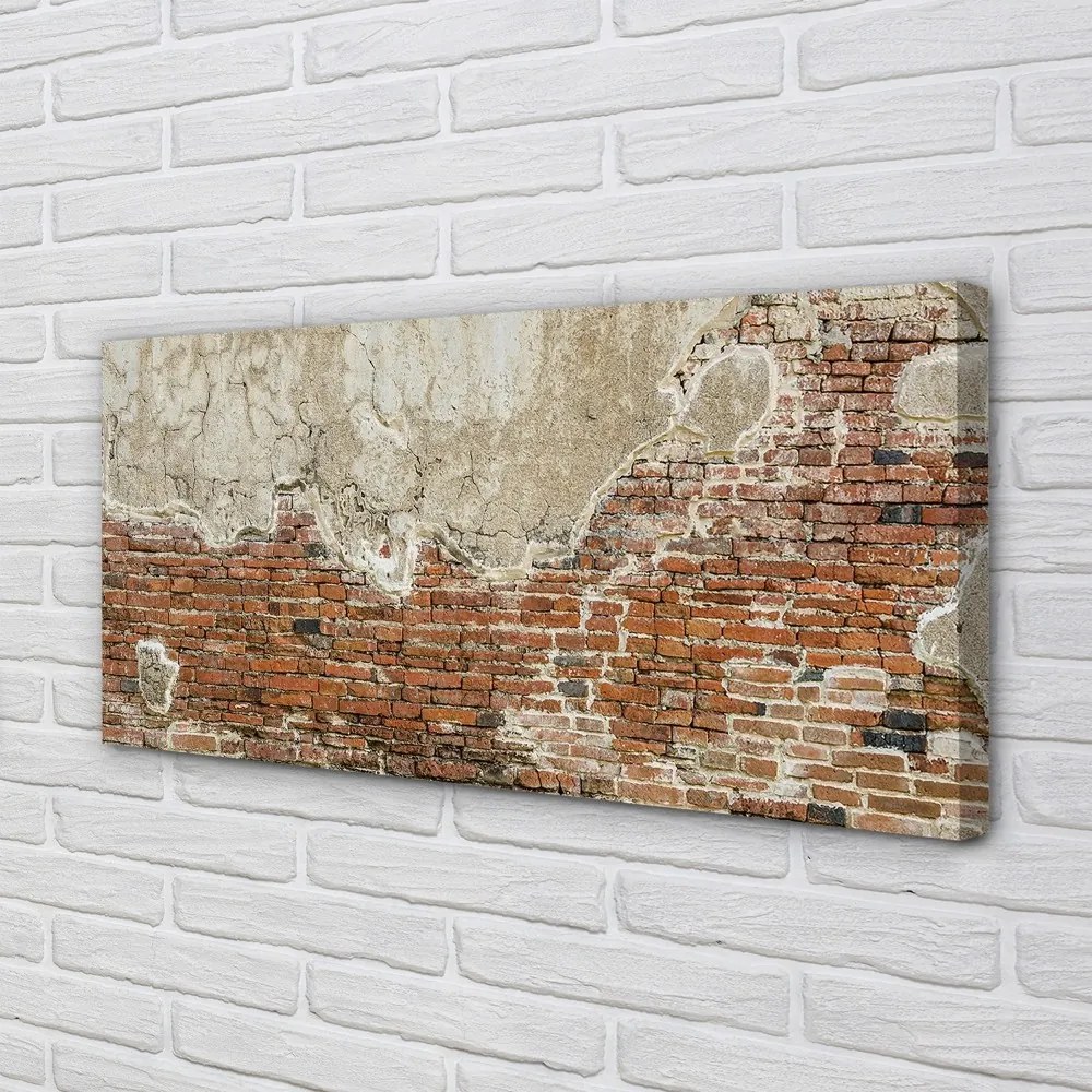 Duży obraz na płótnie Klasyczny Ceglany Mur