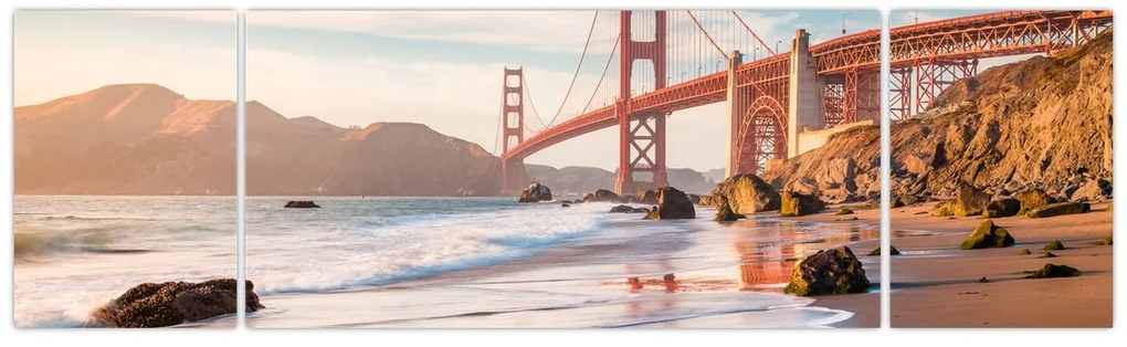 Obraz - Golden Gate Bridge (170x50 cm)