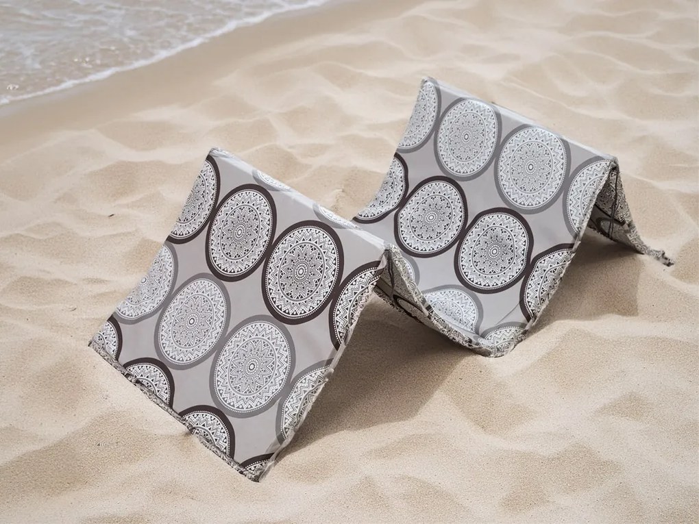 Mata plażowa MANDU szara