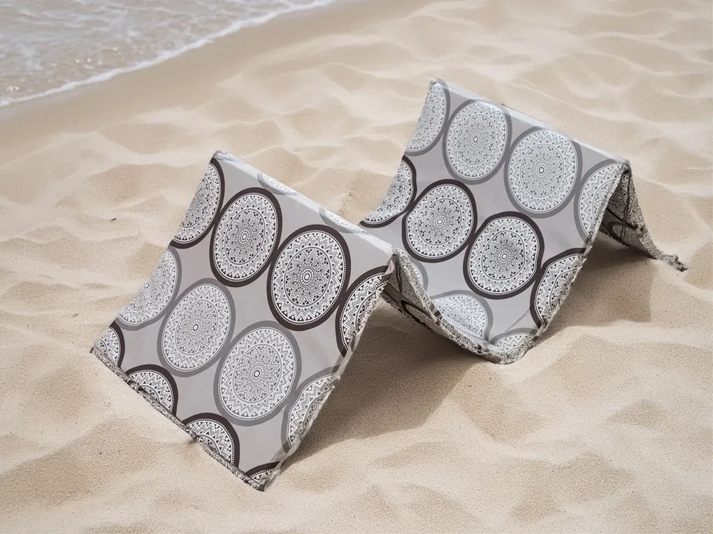 Mata plażowa MANDU szara