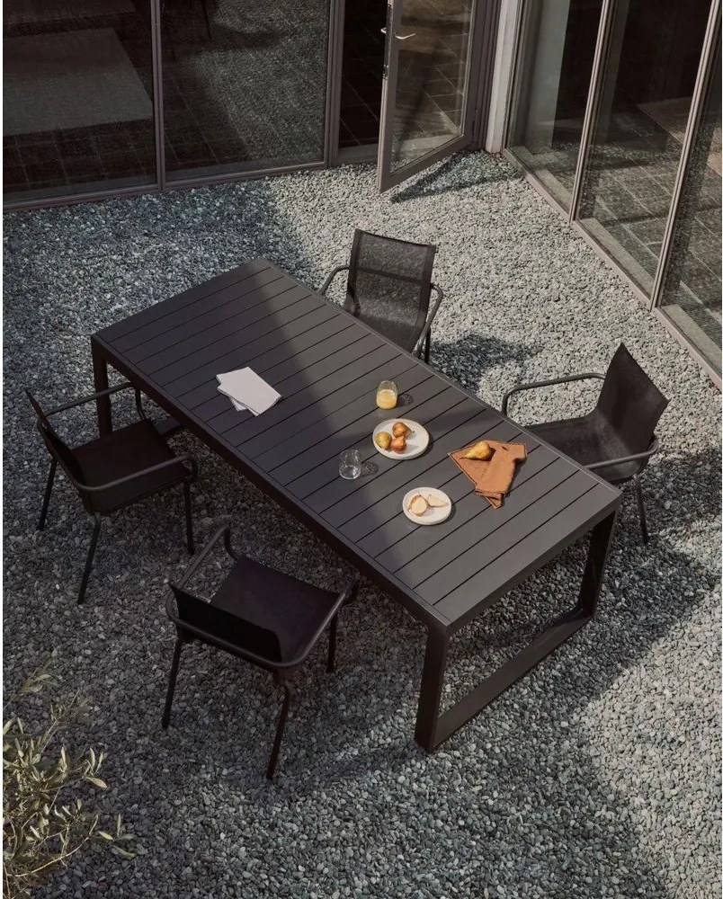 Metalowy stół ogrodowy 100.5x220 cm Galdana – Kave Home