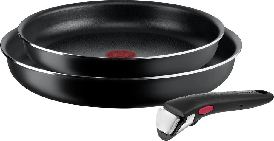 Patelnie zestaw 2 szt. ø 26 cm INGENIO EASY COOK &amp; CLEAN BLACK L1549013 – Tefal
