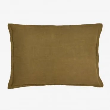 Prostokątny Poduszka 35x50 Cm Z Bawełny Elezar Ciemna Musztarda - Sklum