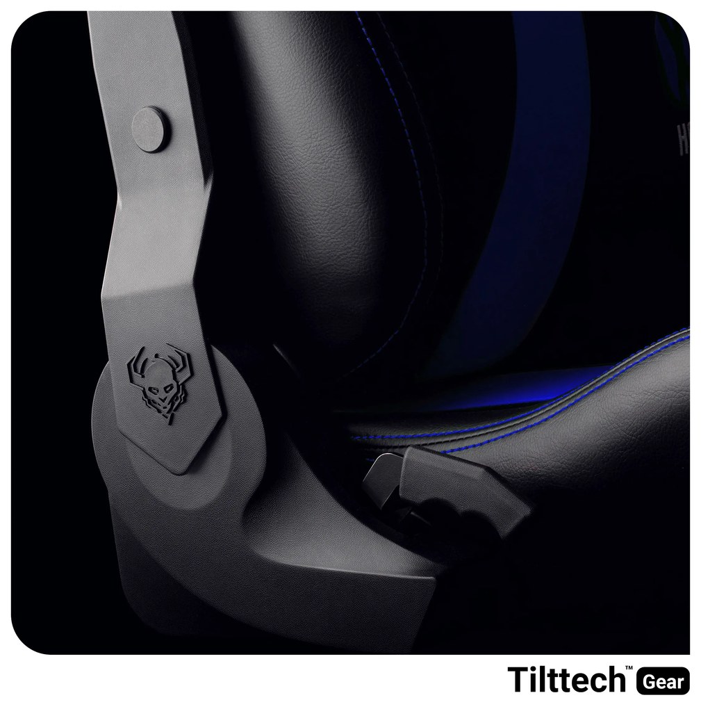 Fotel gamingowy Diablo X-Horn 2.0 Normal Size, czarno-niebieski
