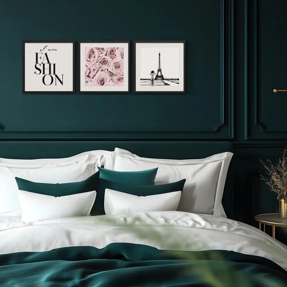 Obrazy zestaw 3 szt. 30x40 cm Parisienne – Styler