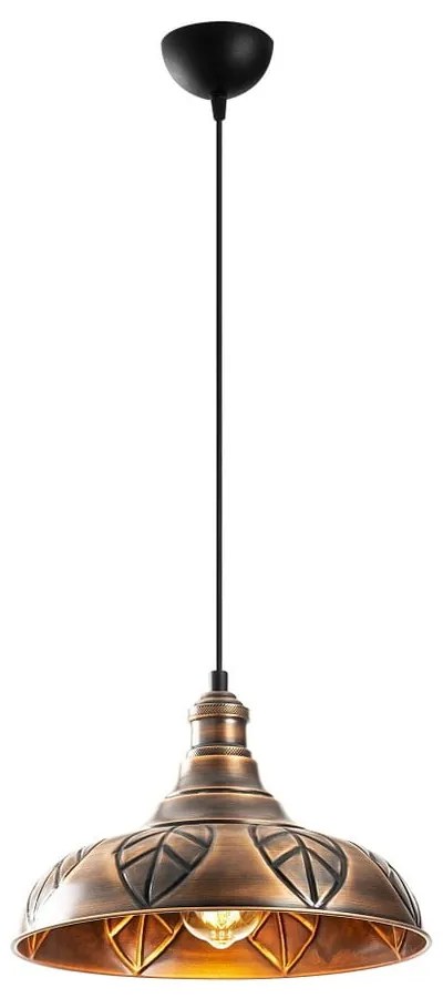 Lampa wisząca w kolorze brązu z metalowym kloszem ø 31 cm Chandelier – Opviq lights