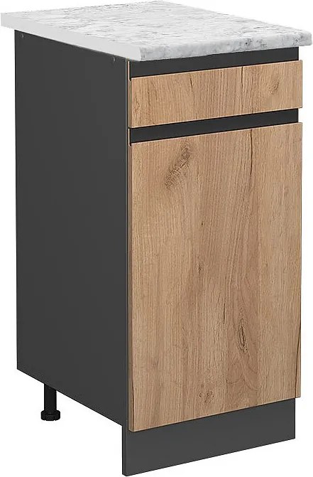 Szafka dolna do kuchni złoty dąb energetyczny 40x60x81.6 r-line