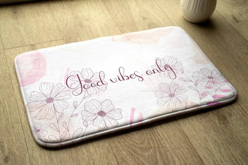 Dywanik do łazienki Dywanik do łazienki Kwiaty Rośliny