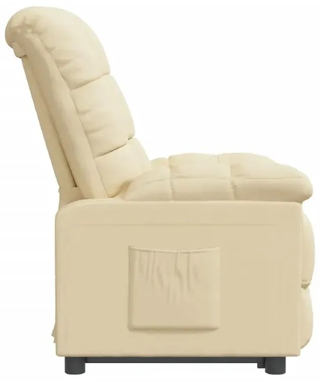 Kremowy rozkładany fotel C2-A70