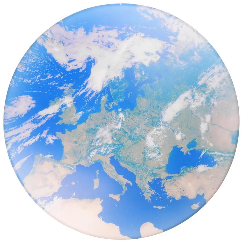 Niebieska dziecięca lampa sufitowa LED ø 37 cm Terra – Reality