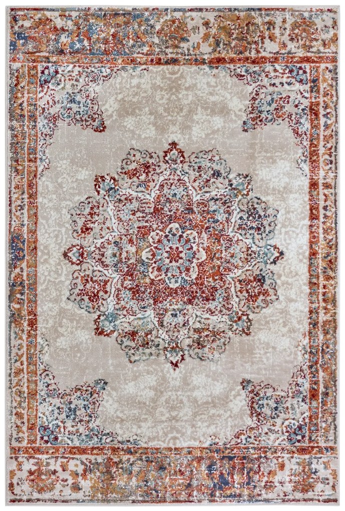 Dywan klasyczny Luxor Rozeta kremowy 57 cm x 90 cm