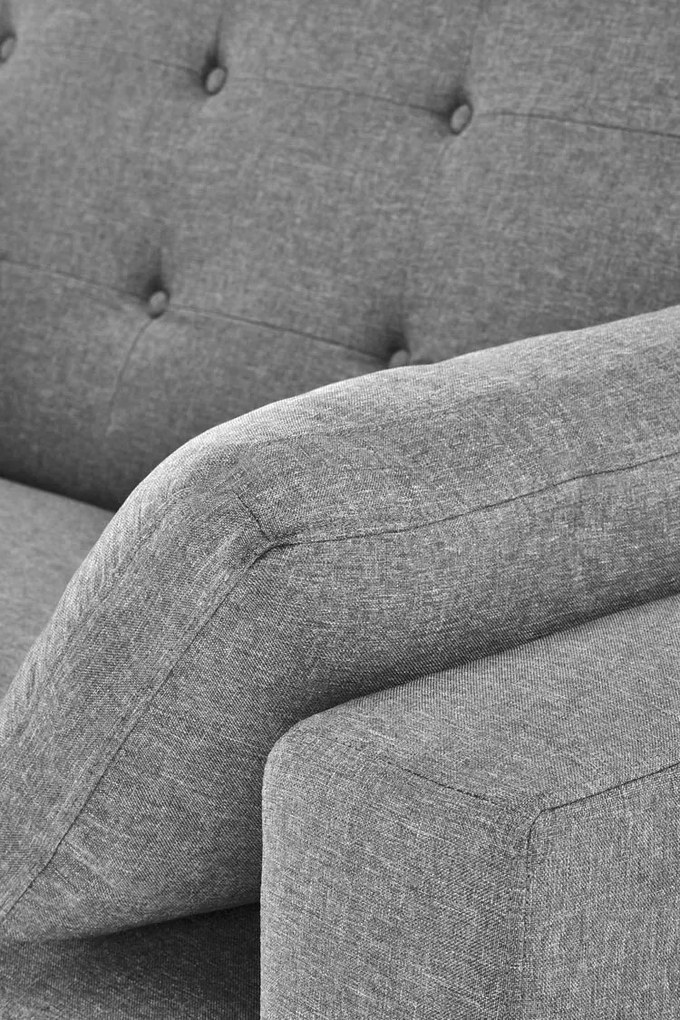 Popielata wypoczynkowa sofa rozkładana W2-L97