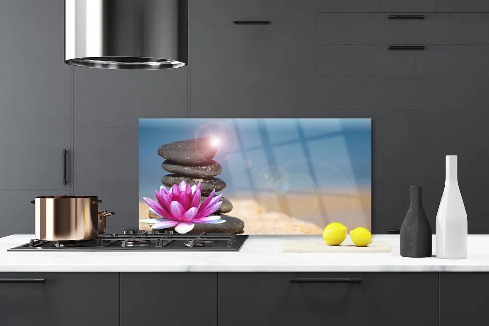 Szkło Ozdobne do Kuchni Lilia Wodna na Jeziorze