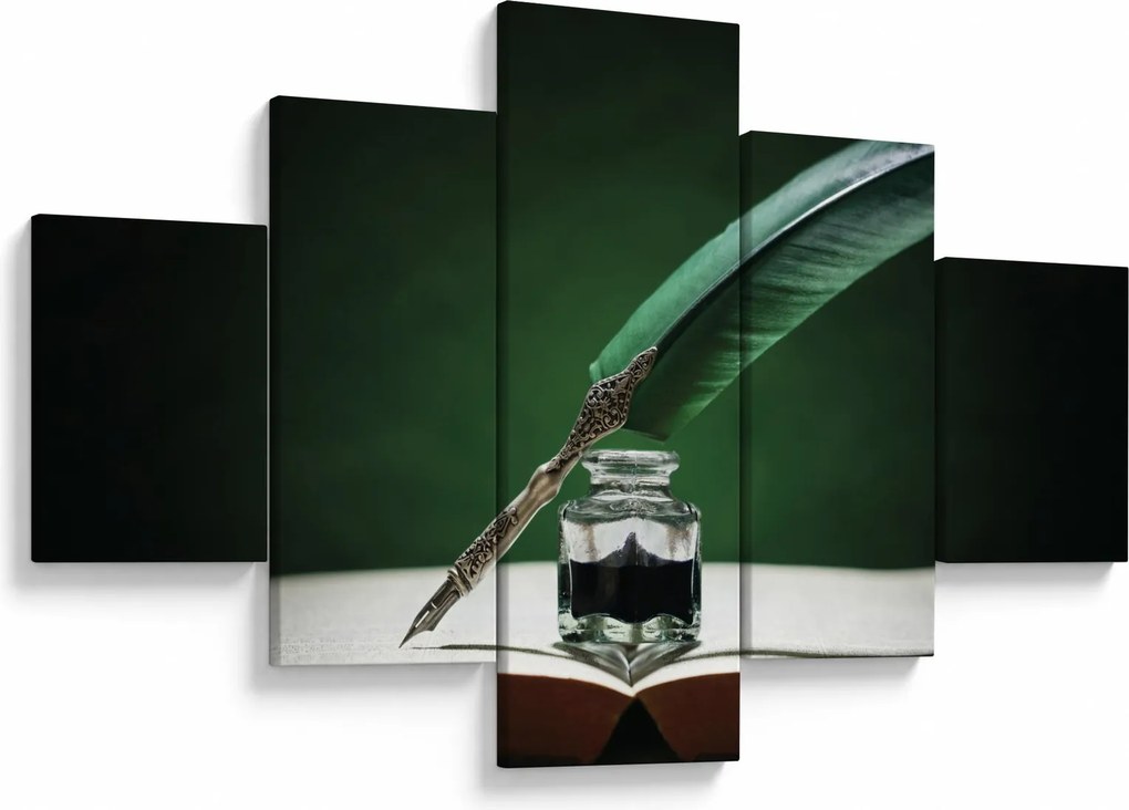 Obraz pióra do pisania (125x70 cm)