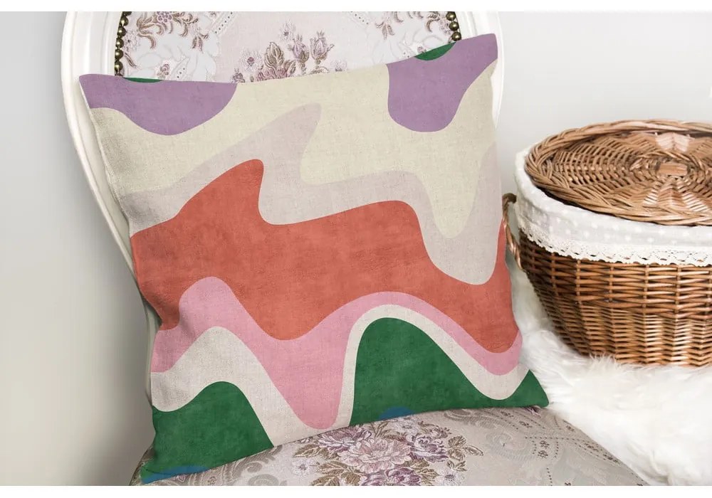 Poszewka na poduszkę 43x43 cm Squiggly Breeze – Mila Home
