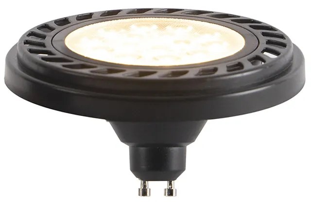 GU10 ściemnialna LED AR111 czarna 8W 600 lm 2700K