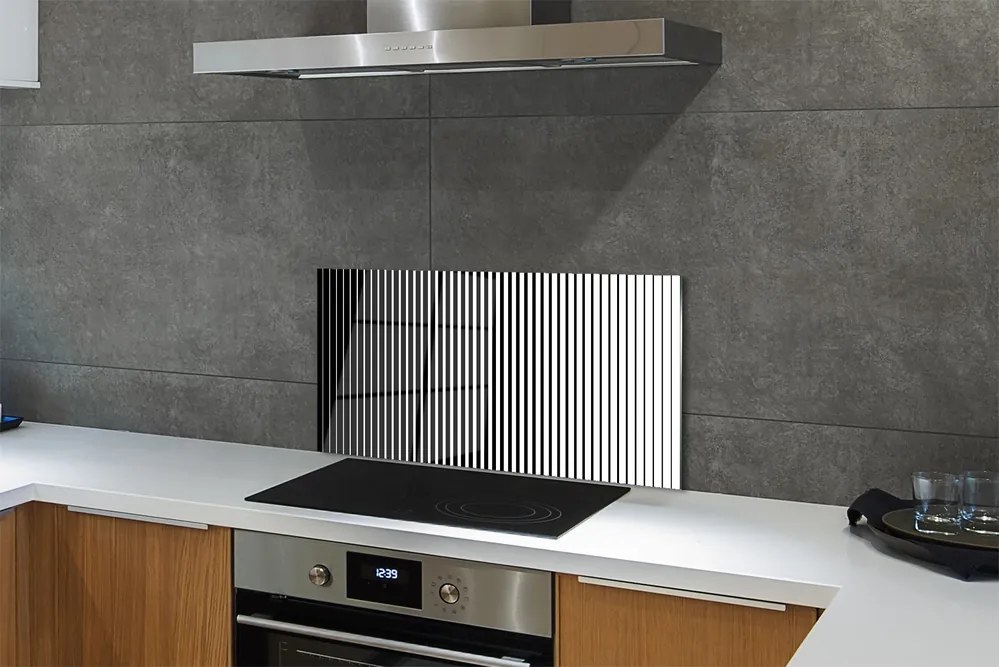 Panel Szklany Gradientowy Wzór Zebry