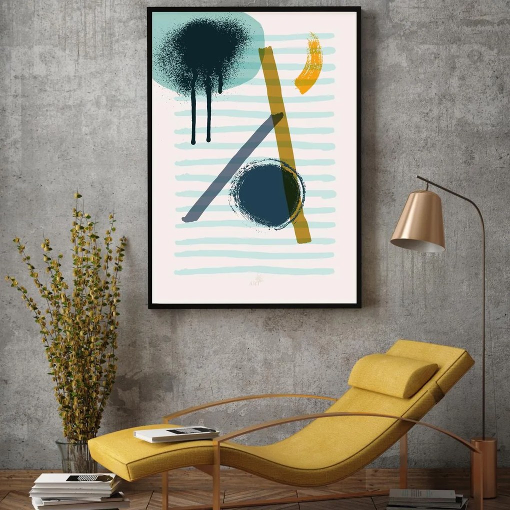 Plakat - Artystyczna abstrakcja (A4)