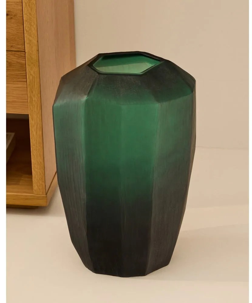 Morski szklany wazon (wysokość 45 cm) Geonix – Kave Home