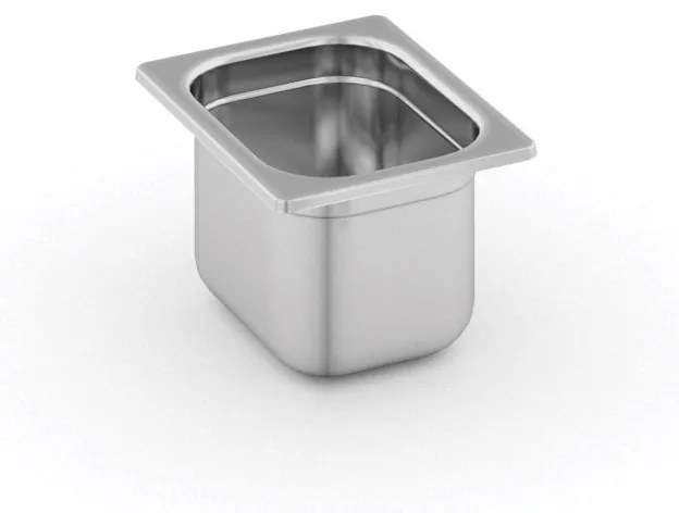 Pojemnik gastronomiczny ze stali nierdzewnej GN 1/2, 325 x 265 x 200 mm