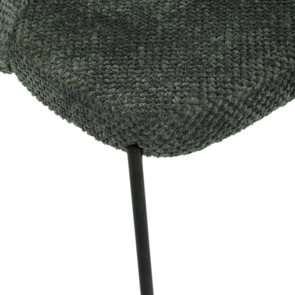 Zestaw krzeseł do jadalni Bouclé CT-W1077 GRN2, 4szt.