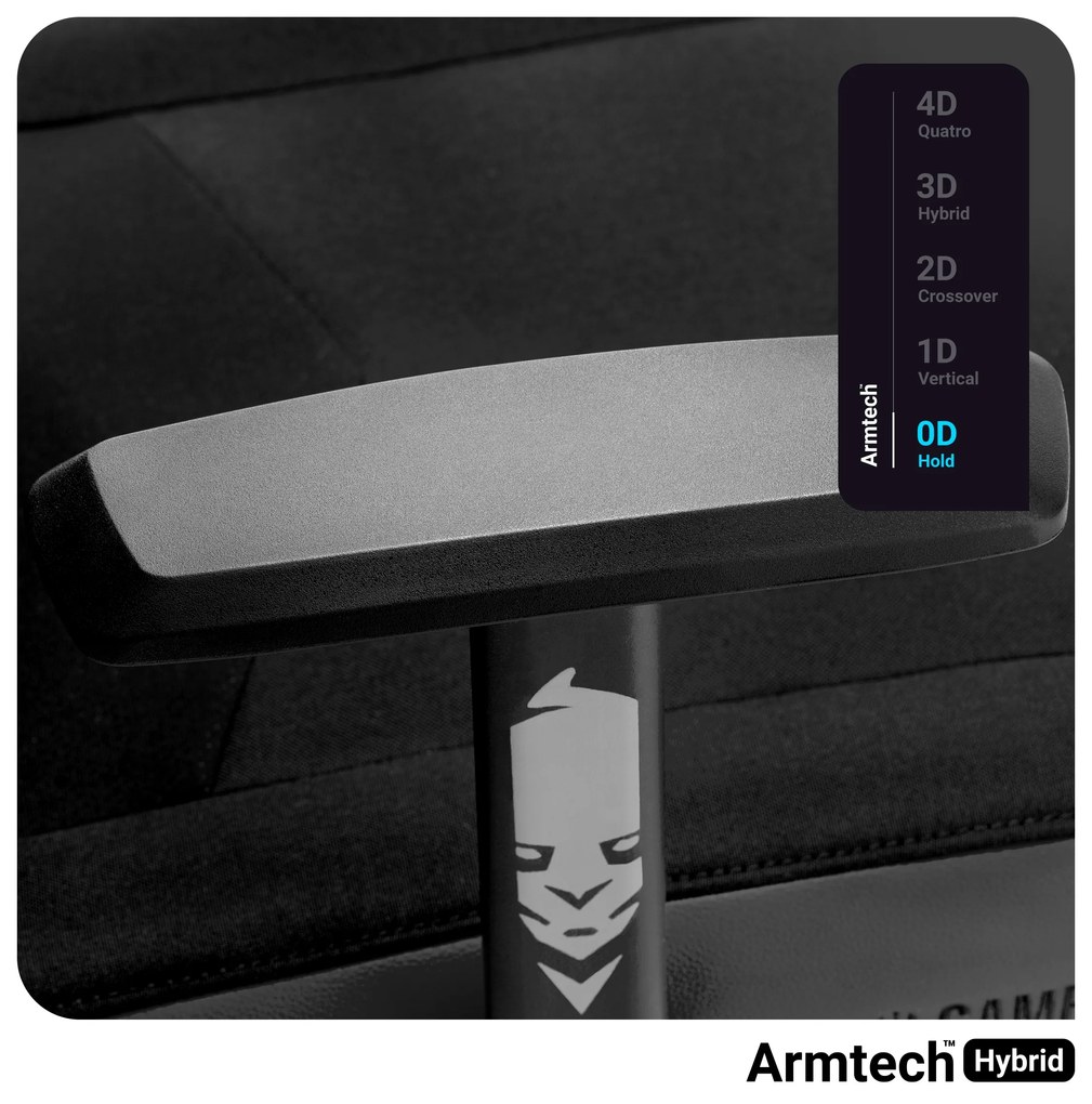 Fotel gamingowy Diablo X-Gamer 2.0 Normal Size, Dark Obsidian