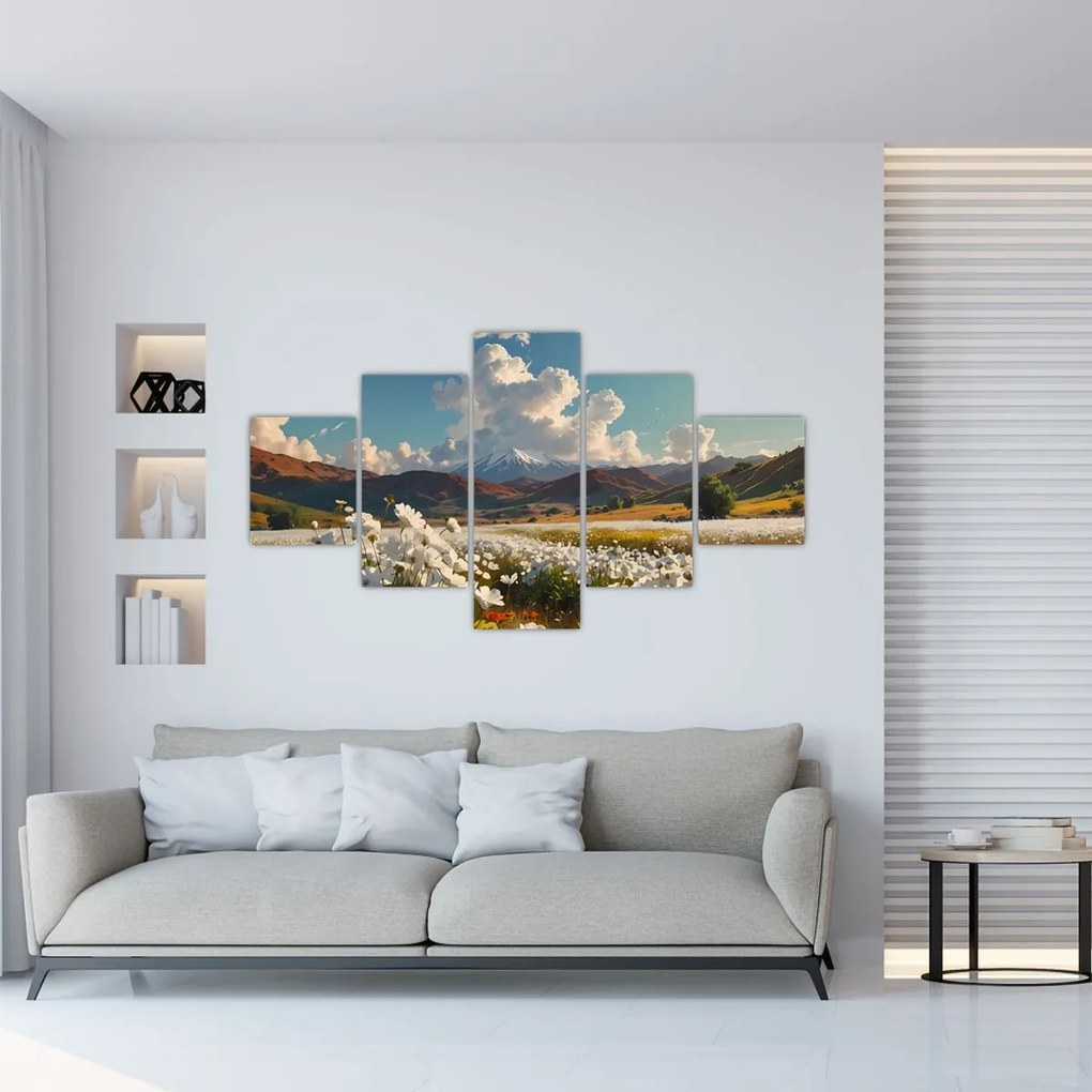 Obraz - Spokojny krajobraz (125x70 cm)