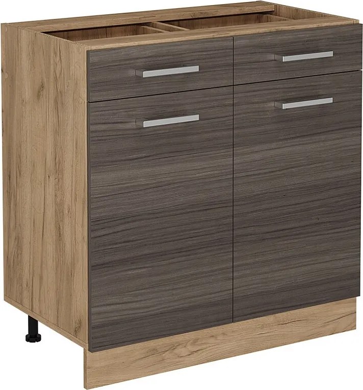 Szafka dolna do kuchni szlachetna szarość 80x46x81.6 r-line