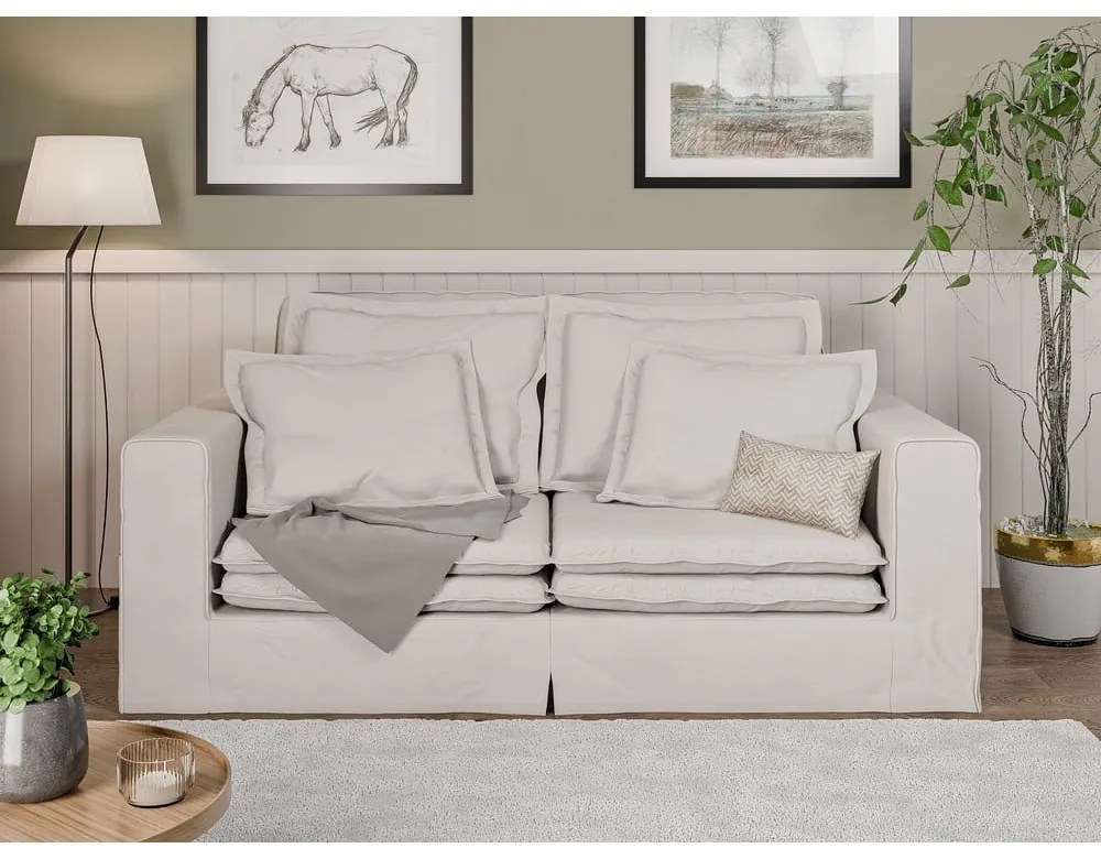 Kremowa sofa 196 cm Nora – Ropez