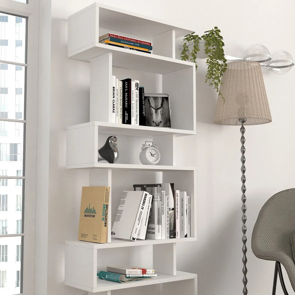 Blok biblioteczny biały