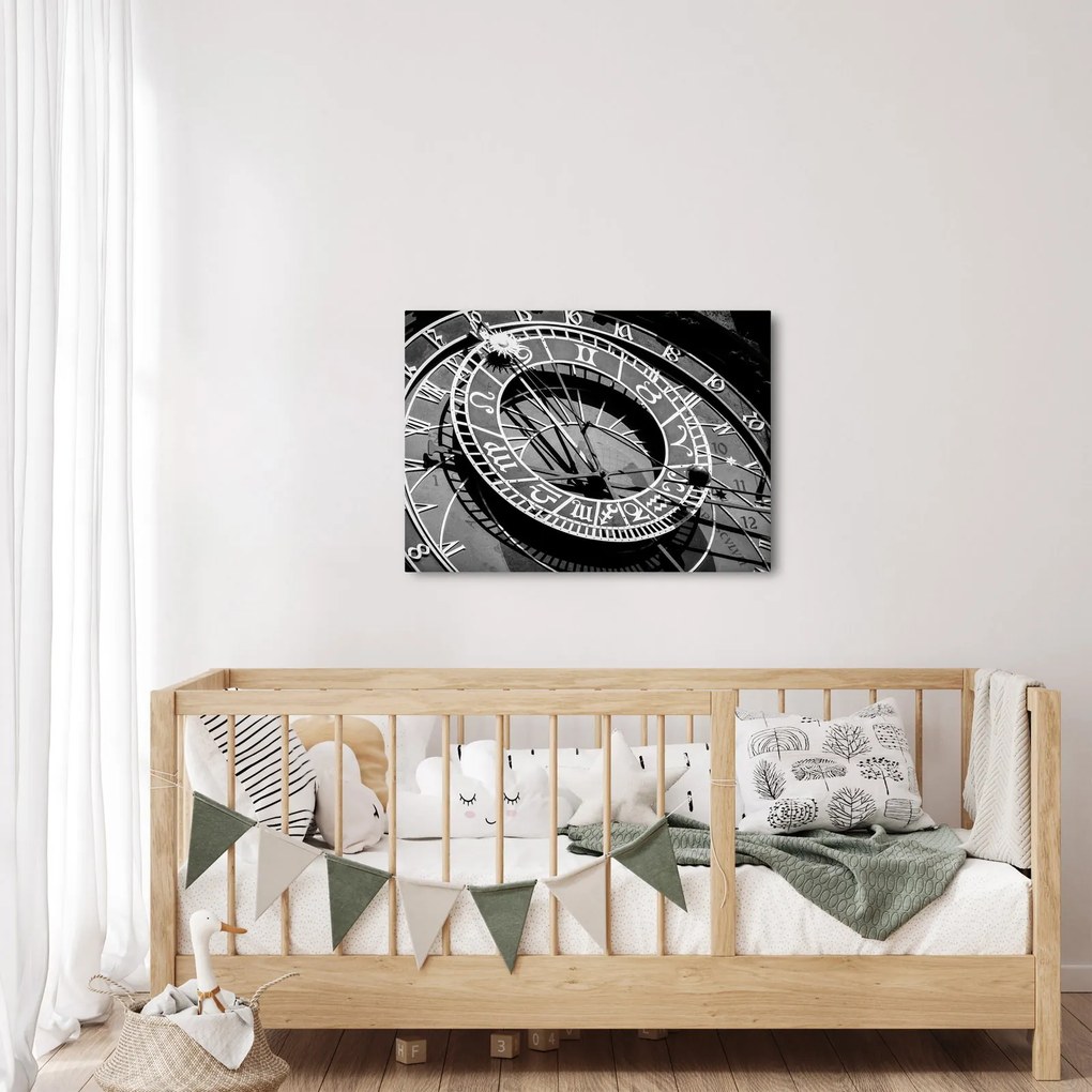 Obraz - Zegar astronomiczny, Praga, Czechy (70x50 cm)
