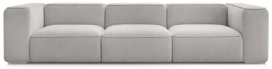 Jasnoszara sofa 345 cm Zephyr – Bobochic Paris