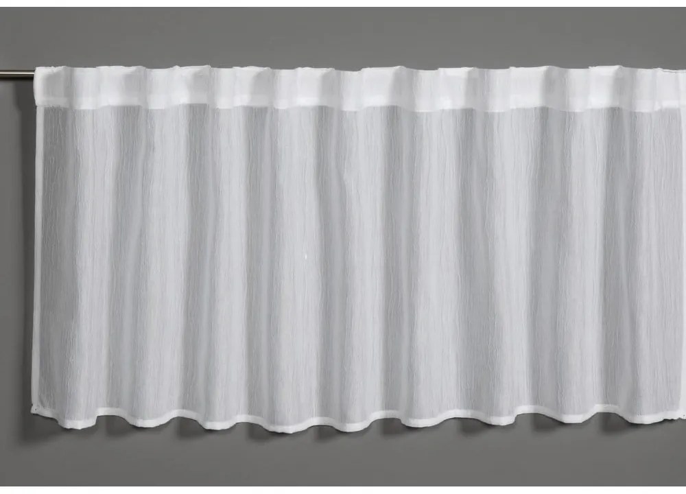 Biała firanka 45x140 cm Jacquard-Voile – Gardinia