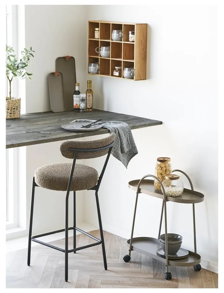 Metalowy barek na kółkach 27,5x60 cm Empoli – House Nordic