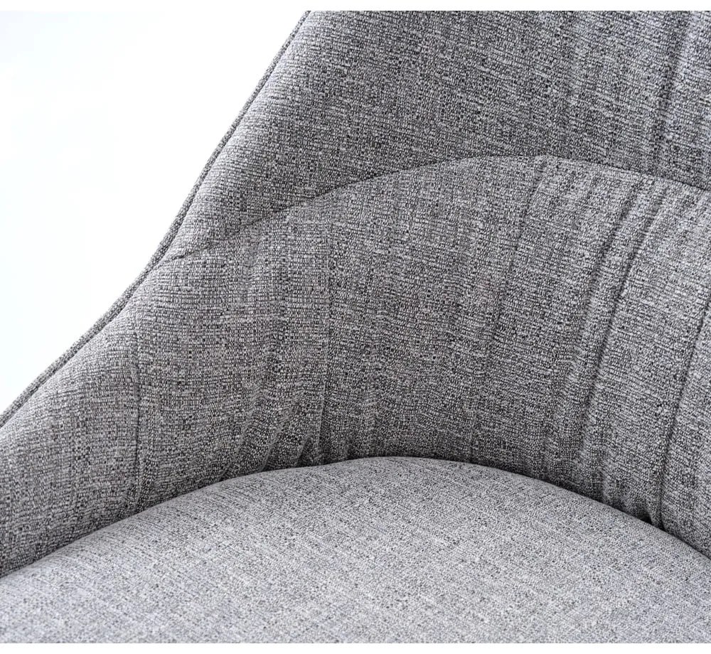 Szare krzesła zestaw 2 szt. Meridian – Unique Furniture