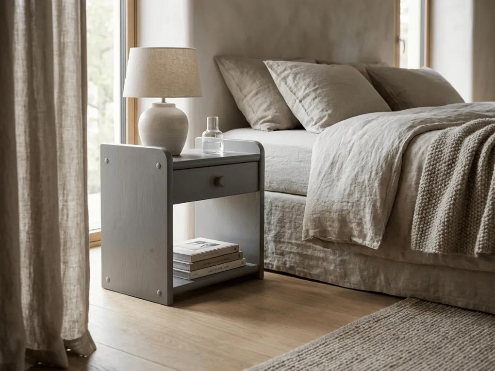 Szafka nocna Ilona szara