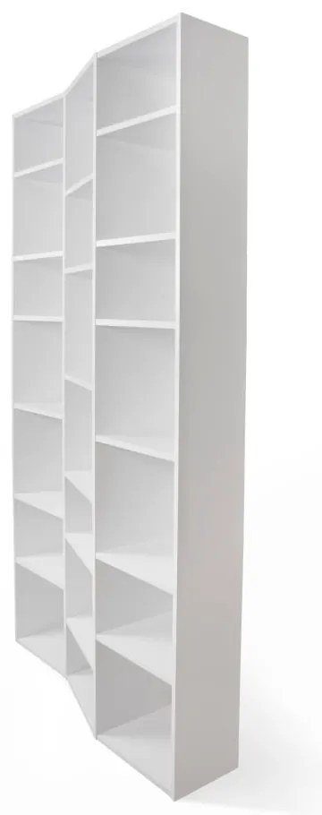 Biały regał 108x224 cm Valsa – TemaHome