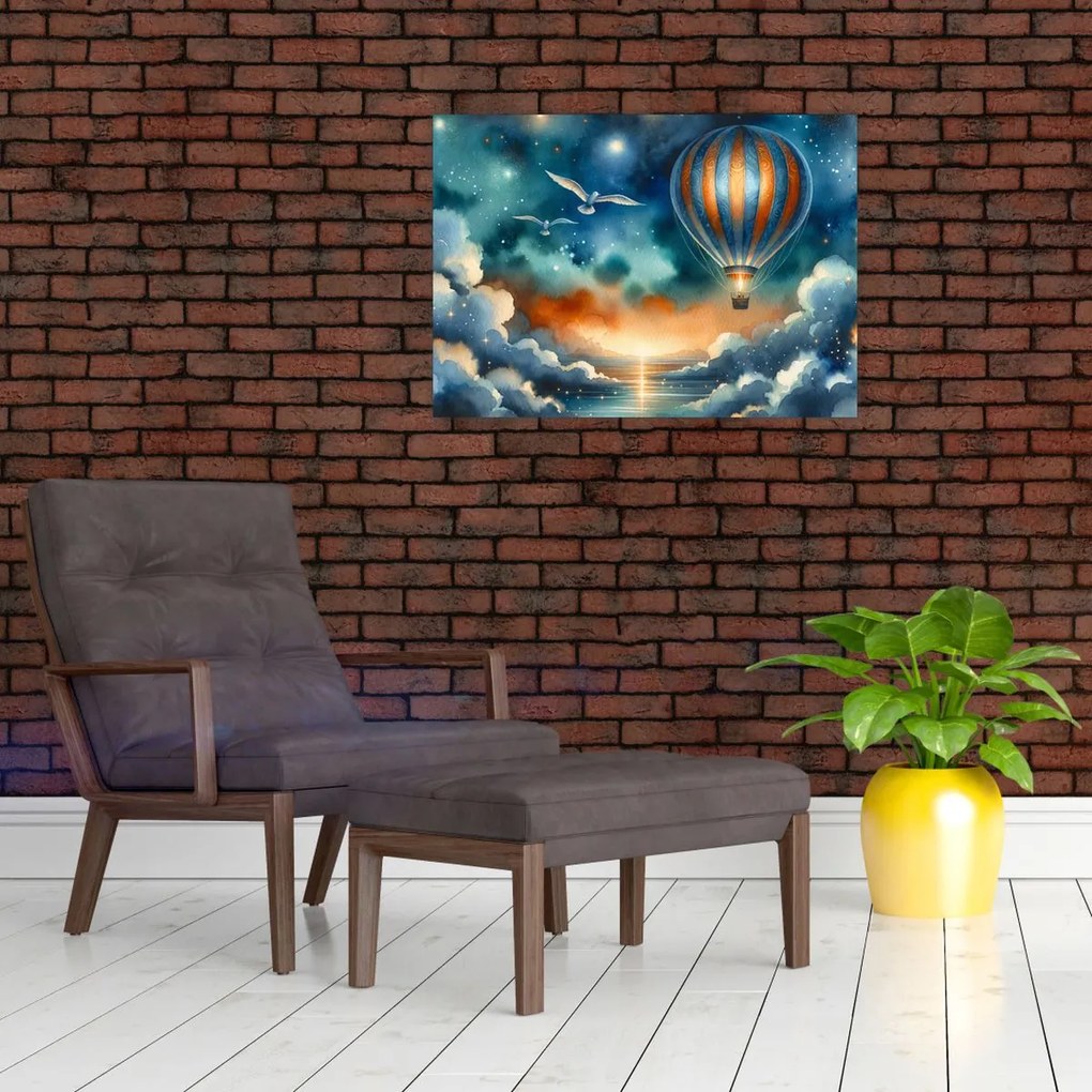 Obraz - Lot pod nocnym niebem (70x50 cm)