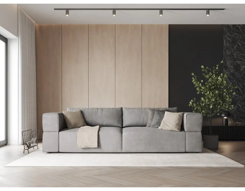 Jasnoszara sofa 248 cm Esther – Milo Casa