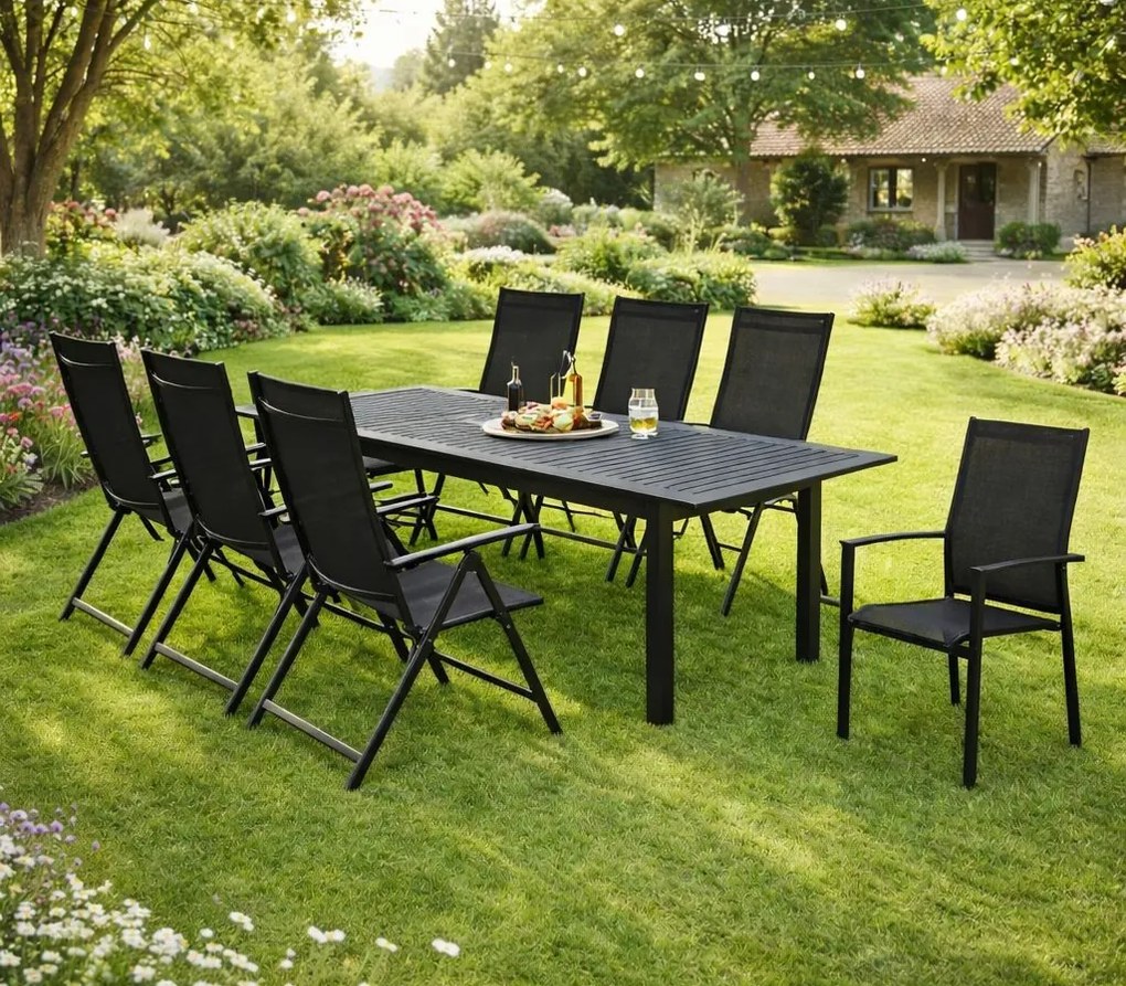 Doppler EXPERT antracyt, +1 ogrodowy zestaw wypoczynkowy 6+2