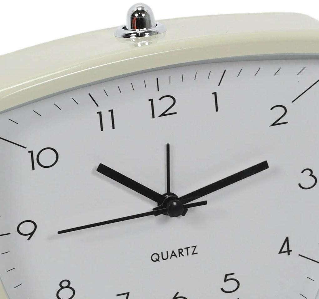 Zegar budzik retro CATHY, 14 x 14 cm